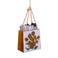 Vondels kerstornament glas Van Gogh zonnebloem cadeauzak H10cm