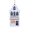 Vondels kerstornament glas wit grachtenhuis kaaswinkel H9cm