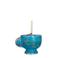 Vondels kerstornament glas Van Gogh bloesem blauw theekopje H6cm