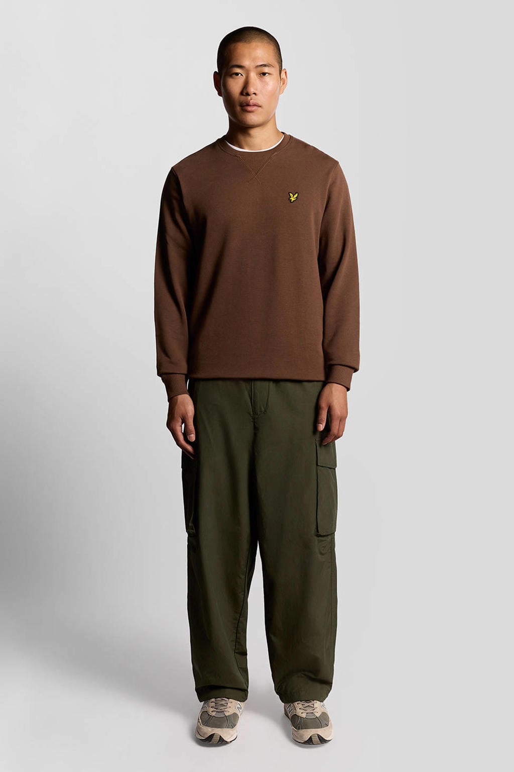 Lyle & Scott sweater bruin