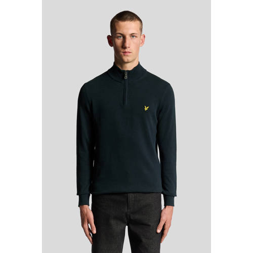 Lyle & Scott gebreide trui donkerblauw afbeelding