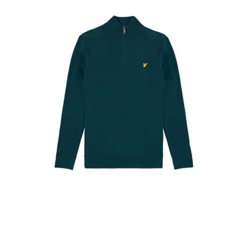 Lyle & Scott gebreide trui petrol afbeelding