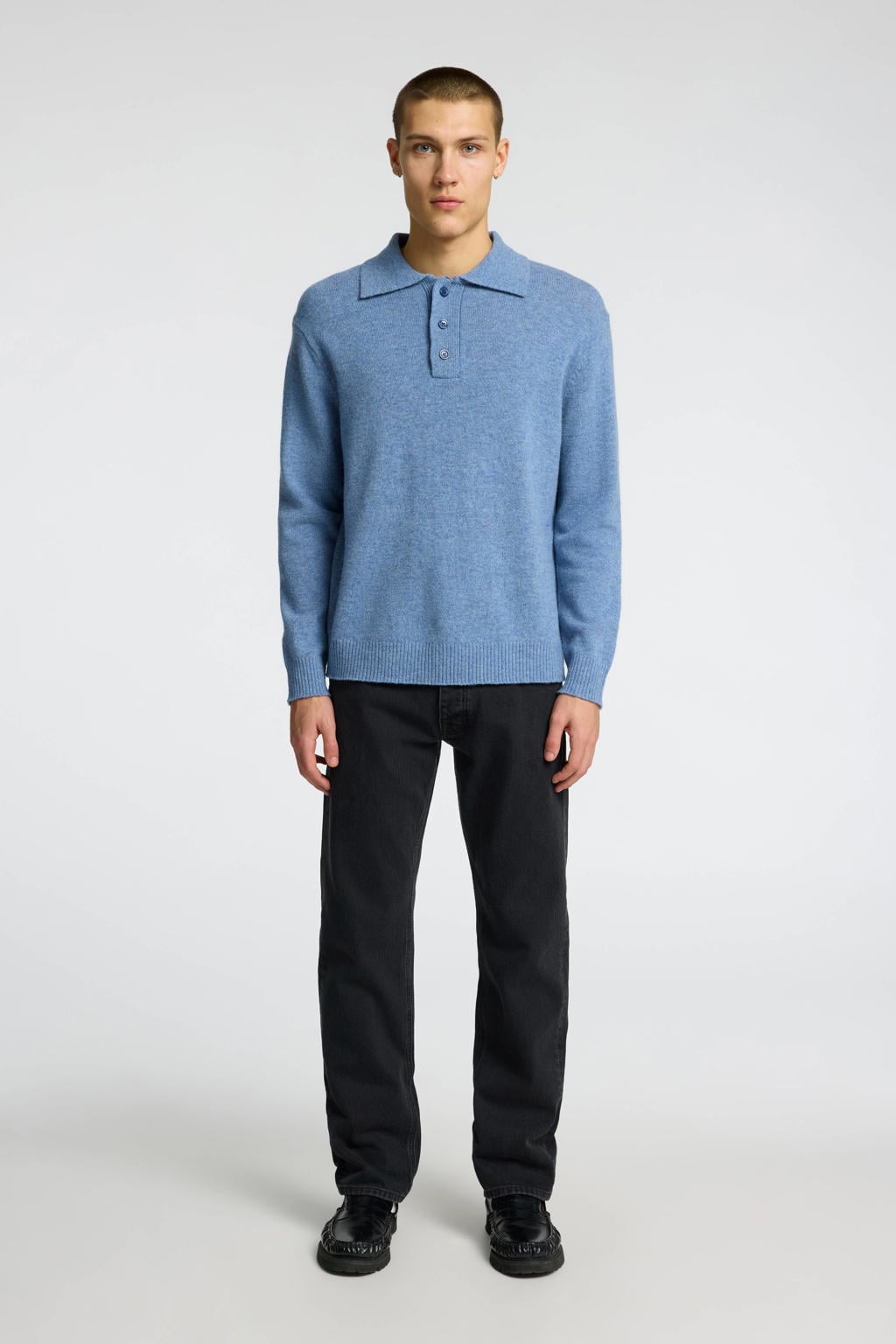 Selected BEN KORI straight leg jeans black denim