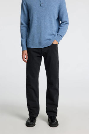 Slh196-Straight Ben Kori Jeans Noos straight leg jeans black denim