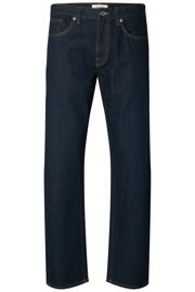 thumbnail: Selected Slh196-Straight Ben Kori Jeans Noos straight leg jeans dark blue denim