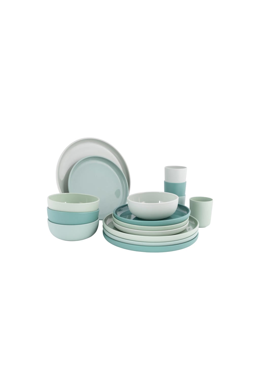 Bo-Camp servies Dune RPET 16dlg