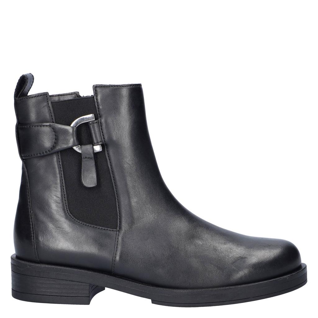 Zwarte dames Gabor Best Fitting leren enkellaarzen