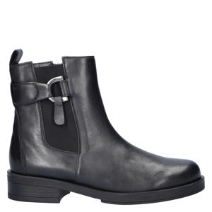 Best Fitting leren enkellaarzen zwart
