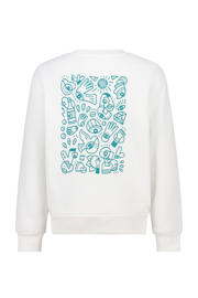thumbnail: America Today sweater met backprint wit