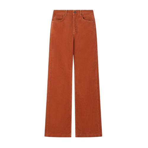 Sissy-Boy wide leg high waist broek bruin afbeelding