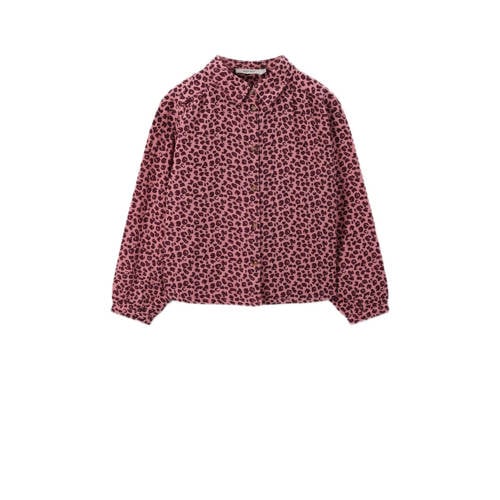 Sissy-Boy blouse met panterprint roze afbeelding