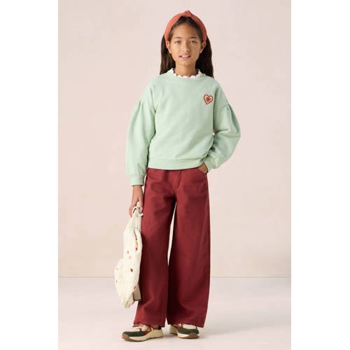 Sissy-Boy high waist wide leg jeans rood afbeelding
