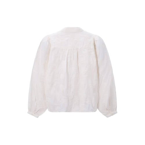 Sissy-Boy gebloemde blouse wit afbeelding