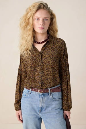 blouse donkergroen