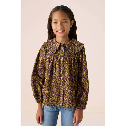 Sissy-Boy blouse met panterprint bruin afbeelding
