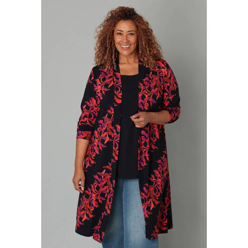 Colletta lang vest zwart afbeelding