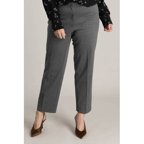 Yest Curve slim high waist chino grijs afbeelding