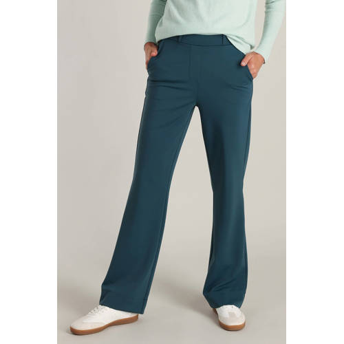 Yest bootcut regular waist pantalon petrol afbeelding
