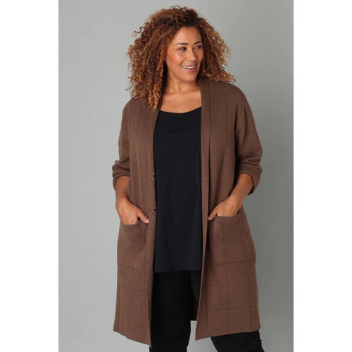 Colletta oversized blazer bruin afbeelding