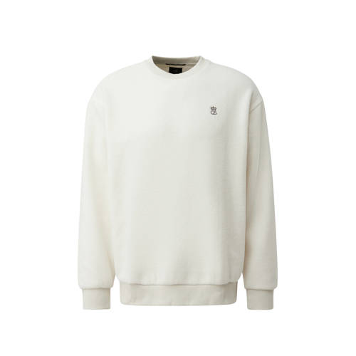 QS fleece fleecetrui ecru afbeelding