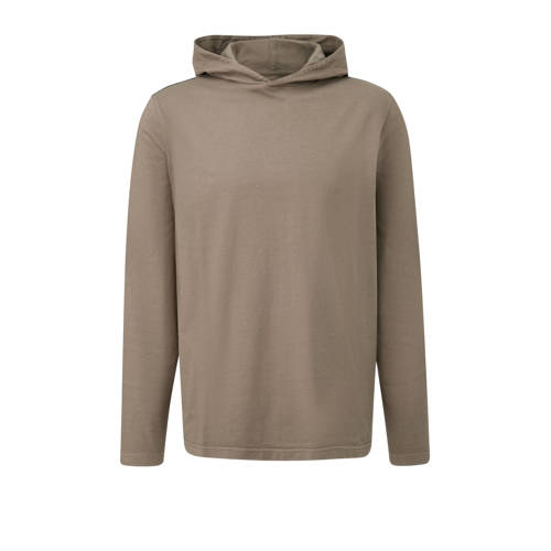 QS hoodie bruin afbeelding