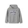 NAME IT KIDS hoodie met printopdruk grijs melange