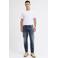 JACK & JONES JEANS INTELLIGENCE JJIMIKE JJCOOPER tapered jeans blue denim