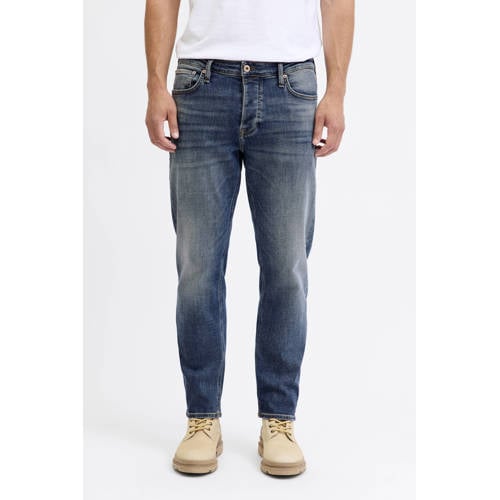 JACK & JONES JEANS INTELLIGENCE JJIMIKE JJCOOPER tapered tapered jeans blue denim afbeelding