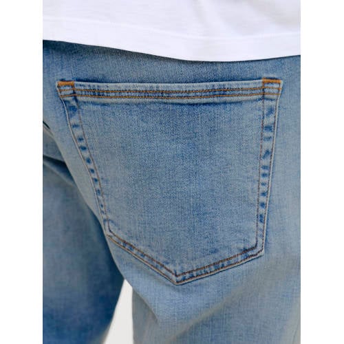 JACK & JONES JEANS INTELLIGENCE JJIMIKE JJCOOPER tapered tapered jeans light blue denim afbeelding