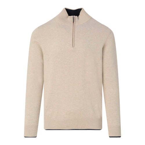Campbell pullover fijn gebreid beige afbeelding