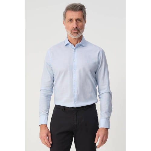 Campbell regular casual overhemd lichtblauw afbeelding