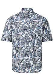 thumbnail: Campbell regular casual overhemd donkerblauw