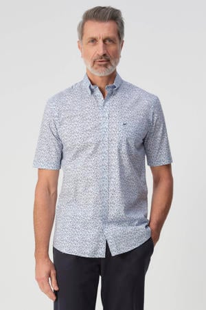 regular casual overhemd lichtblauw