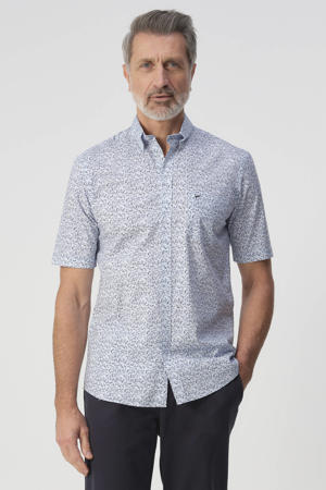 regular casual overhemd lichtblauw