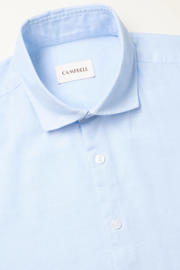 thumbnail: Campbell regular casual overhemd lichtblauw