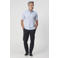 Campbell regular casual overhemd lichtblauw