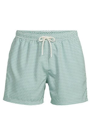 zwemshort groen/blauw/wit