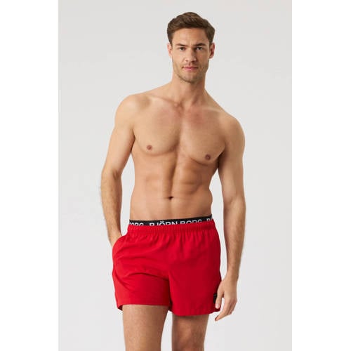 Björn Borg zwemshort rood afbeelding
