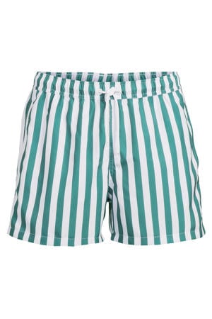 zwemshort groen/wit