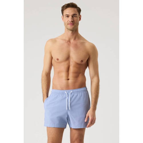 Björn Borg seersucker zwemshort lichtblauw afbeelding