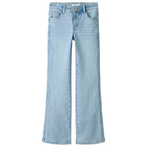NAME IT KIDS bootcut jeans light blue bleached