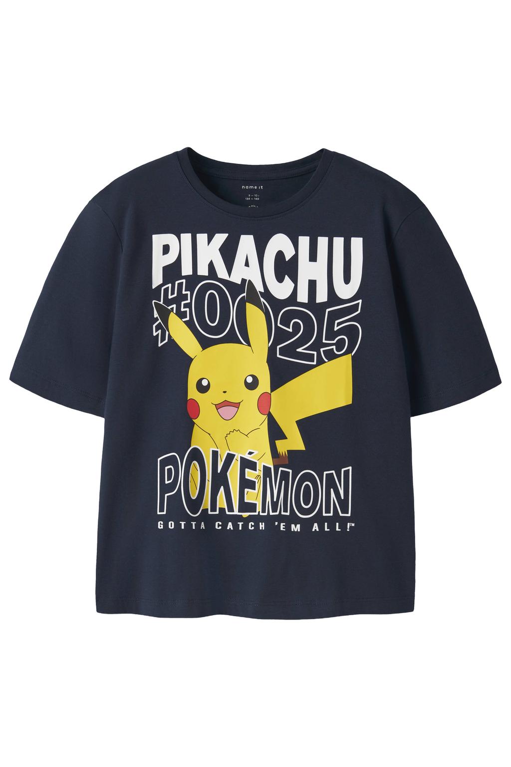 NAME IT KIDS Pokemon T-shirt donkerblauw