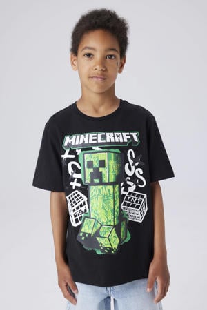 Minecraft T-shirt zwart