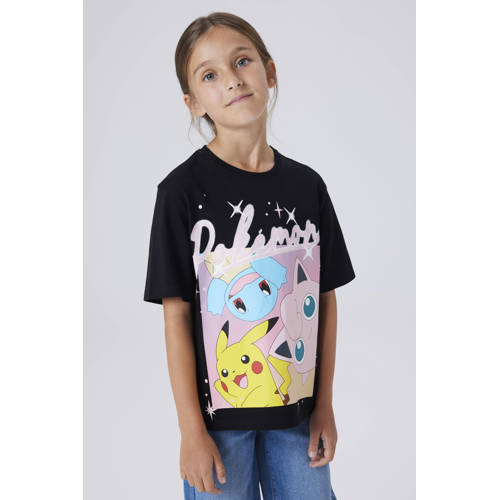 NAME IT KIDS Pokemon T-shirt zwart afbeelding