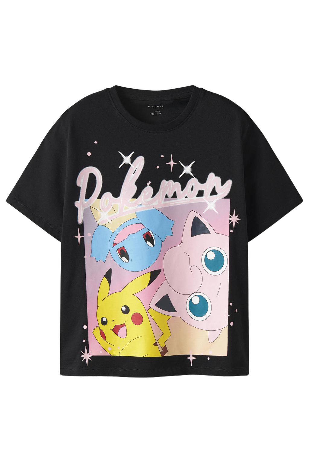 NAME IT KIDS Pokemon T-shirt zwart