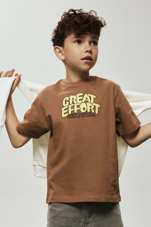 T-shirt bruin