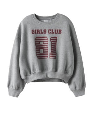 sweater grijs melange
