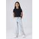 NAME IT KIDS wide leg jeans light blue denim