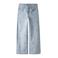 NAME IT KIDS gebloemde wide leg jeans light blue denim