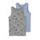 NAME IT KIDS hemd - grijs melange/lichtblauw (set van 2)